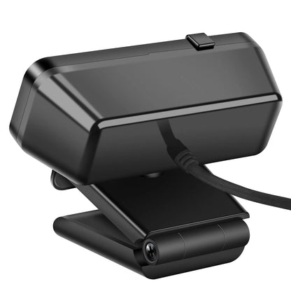 Webcam USB 1080p A35 avec autofocus, noire, vue arrière